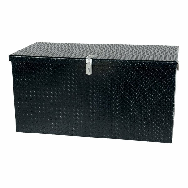 Vestil Tread Plate Toolbox, Black, 37 in W x 26 in D x 25 in H STTB-2436